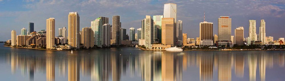 South Florida high-rise condominium skyline