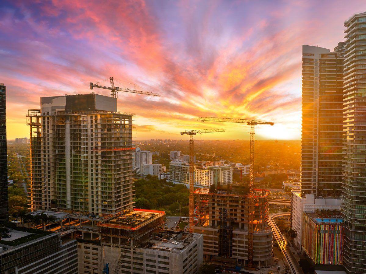 South Florida condominium skyline